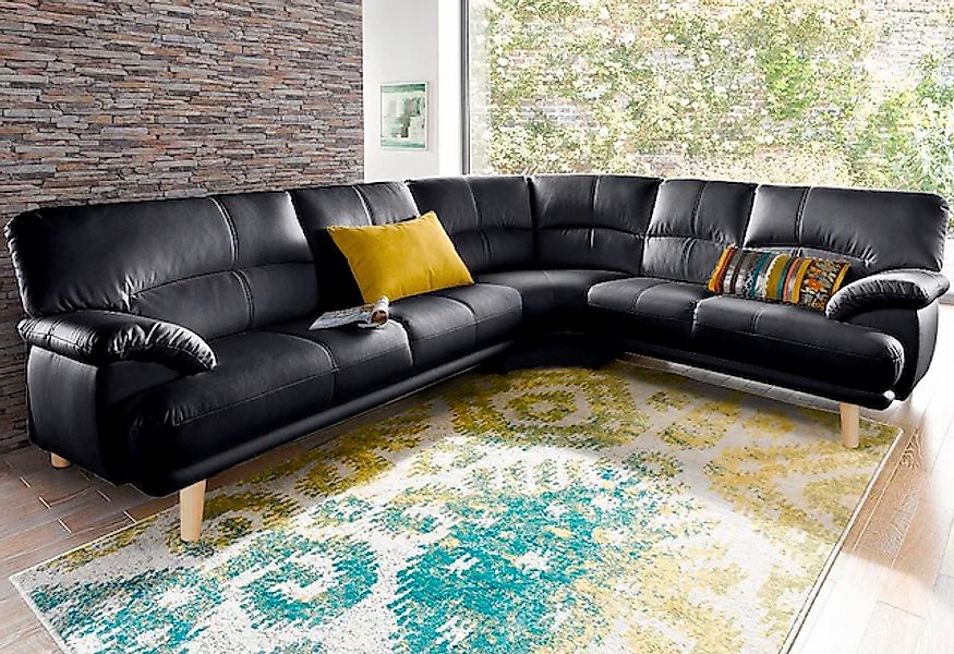 TRENDMANUFAKTUR Polsterecke »Cecilia, italienisches Designsprache, modern u günstig online kaufen