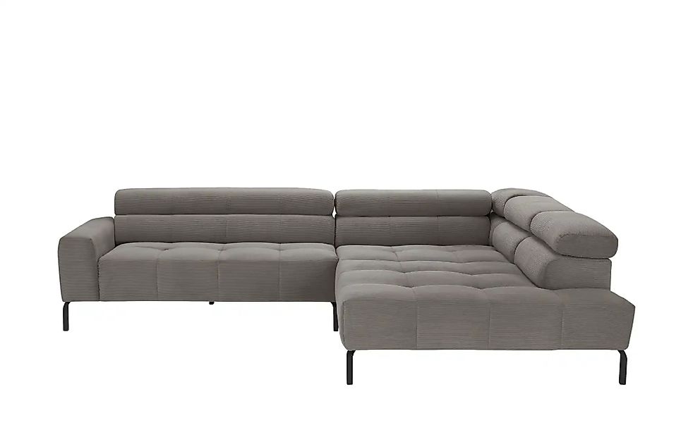 Max Schelling Ecksofa verstellbare Kopfteile MS Verve ¦ grau ¦ Maße (cm): B günstig online kaufen