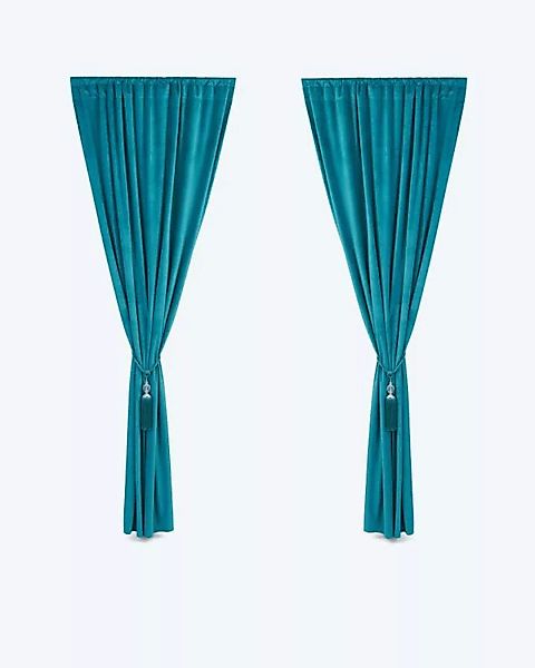 Mikronesse Soft Velvet Vorhang, 2tlg. günstig online kaufen