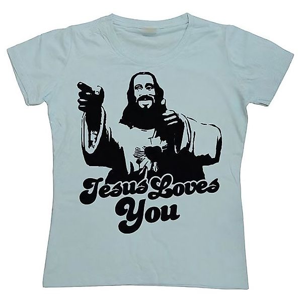 Hybris T-Shirt Jesus Loves You Girly T-Shirt günstig online kaufen