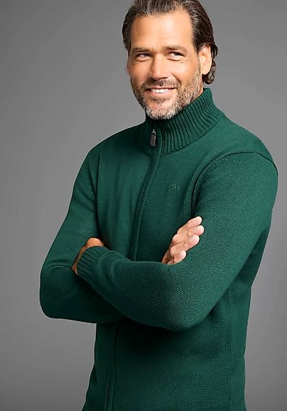 Mans World Strickjacke "neue Farben", aus Baumwollmischung günstig online kaufen