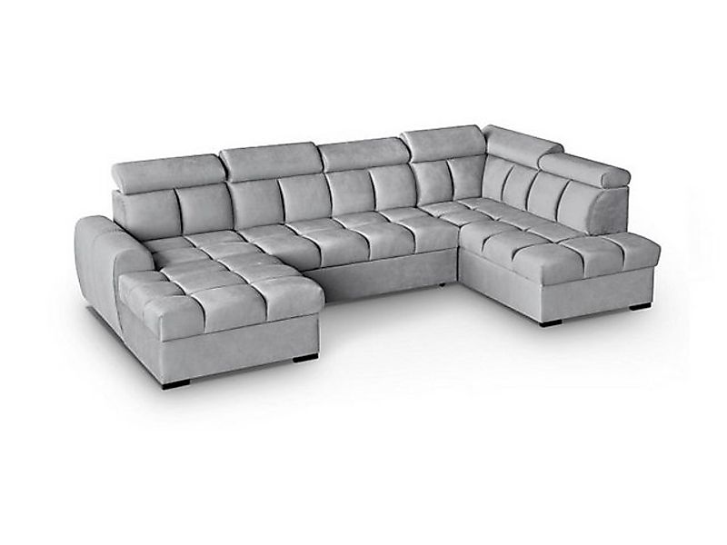 MOEBLO Wohnlandschaft LINOS U, Ecksofa U-Form Cord Sofa Couch Polsterecke U günstig online kaufen