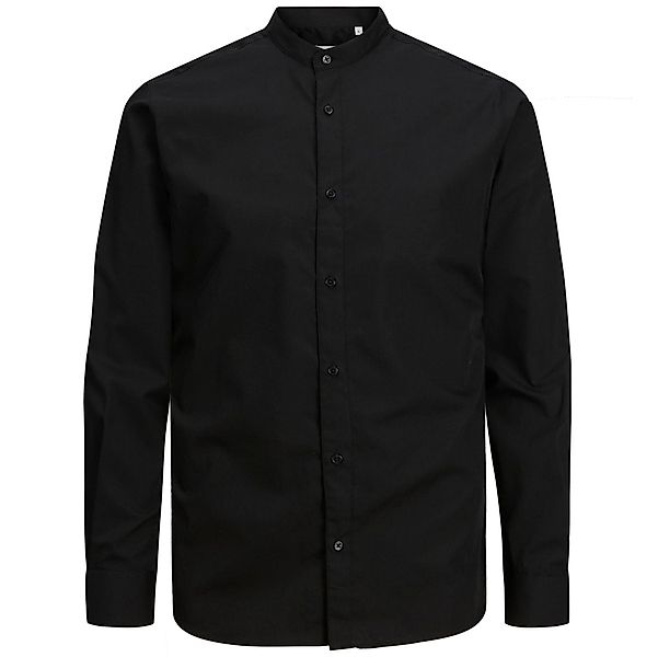 Jack&Jones Freizeithemd im Material-Mix Farbe schwarz Größe: 3XL günstig online kaufen