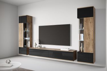 INOSIGN Wohnwand Kenia, Vitrine Türanschlag links/rechts günstig online kaufen