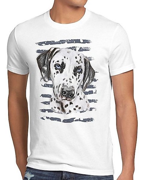 style3 T-Shirt Dalmatiner hundeliebhaber züchter sommer feuerwehr hund günstig online kaufen