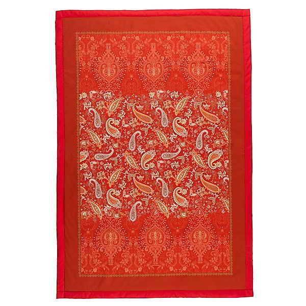 Bassetti Granfoulard Plaid Decke Wohndecke Monnalisa R1 rot 135x190 günstig online kaufen