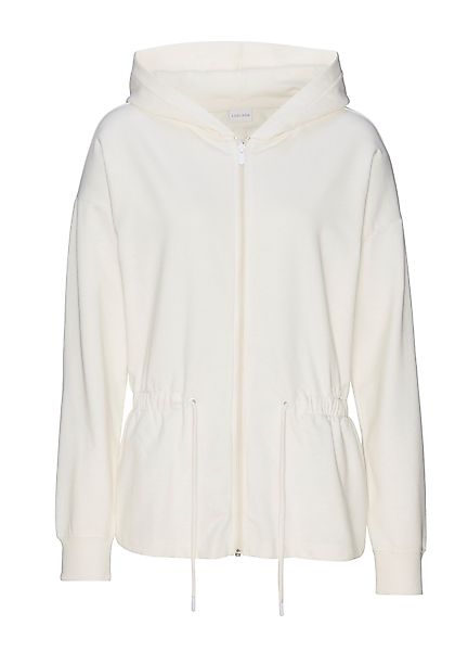 LASCANA Sweatjacke, mit Tunnelzug in der Taille, Loungewear günstig online kaufen