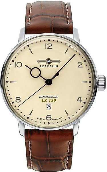 ZEPPELIN Quarzuhr LZ 129 Hindenburg 8042-5, Armbanduhr, Herrenuhr, Datum, L günstig online kaufen