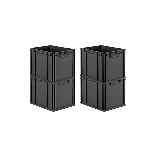 PROREGAL SuperSparSet 4x Eurobox Nextgen Grip HxBxT 32x30x40cm 30 Liter Gri günstig online kaufen