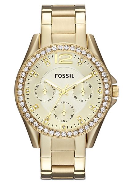 Fossil Quarzuhr Fossil Damen-Uhren Analog Quarz günstig online kaufen