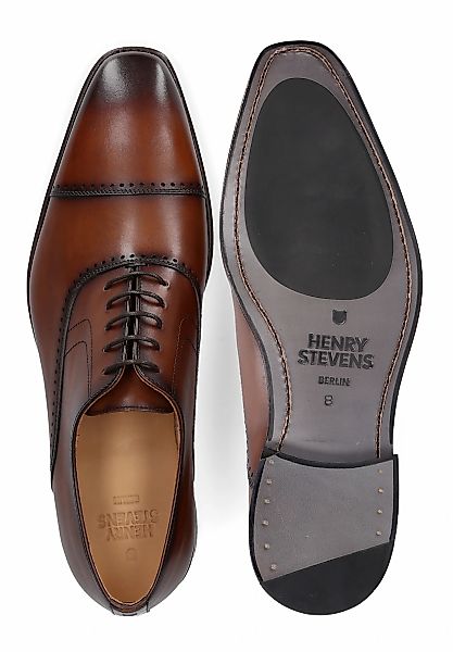 Henry Stevens Schnürschuh "Liam CO", Herren Halbschuh Businessschuh Leder h günstig online kaufen