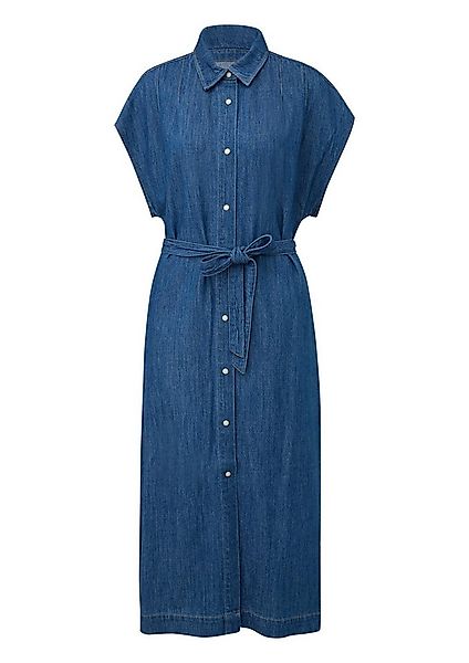 s.Oliver Midikleid Kleid Midi-Denimkleid mit Eingrifftaschen günstig online kaufen
