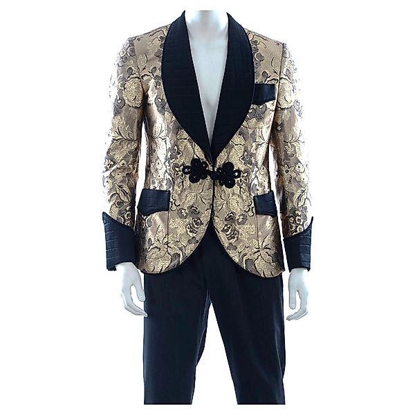 Dolce & Gabbana Slik Blazer 48 Golden günstig online kaufen