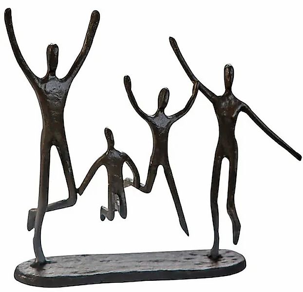 Casablanca by Gilde Dekofigur »Skulptur Jumping braun H. 20 cm« günstig online kaufen