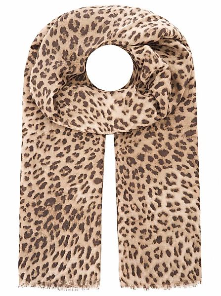 Zwillingsherz Schal ""Print Leo"" Leomuster, Fransen an den Enden günstig online kaufen