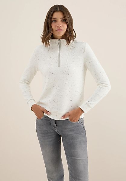 Cecil Langarmshirt mit strukturiertem Muster günstig online kaufen