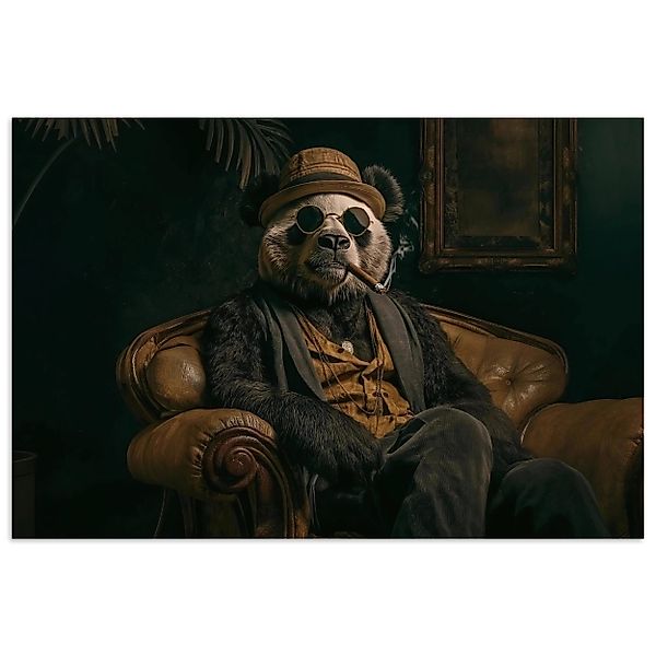 MuchoWow Poster Panda - Hut - günstig online kaufen