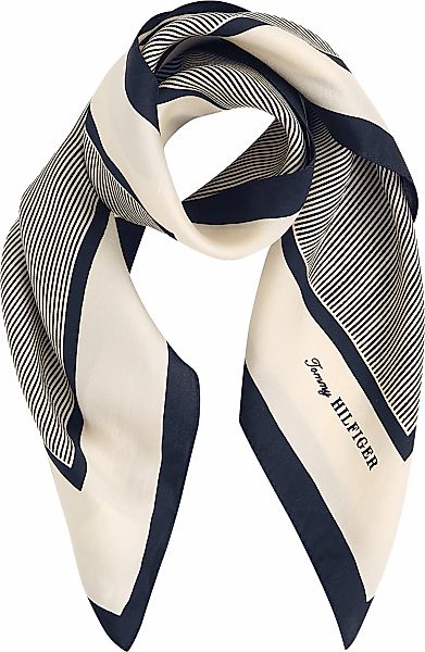 Tommy Hilfiger Modetuch "TH ELEVATED FLAG SILK SQUARE" günstig online kaufen