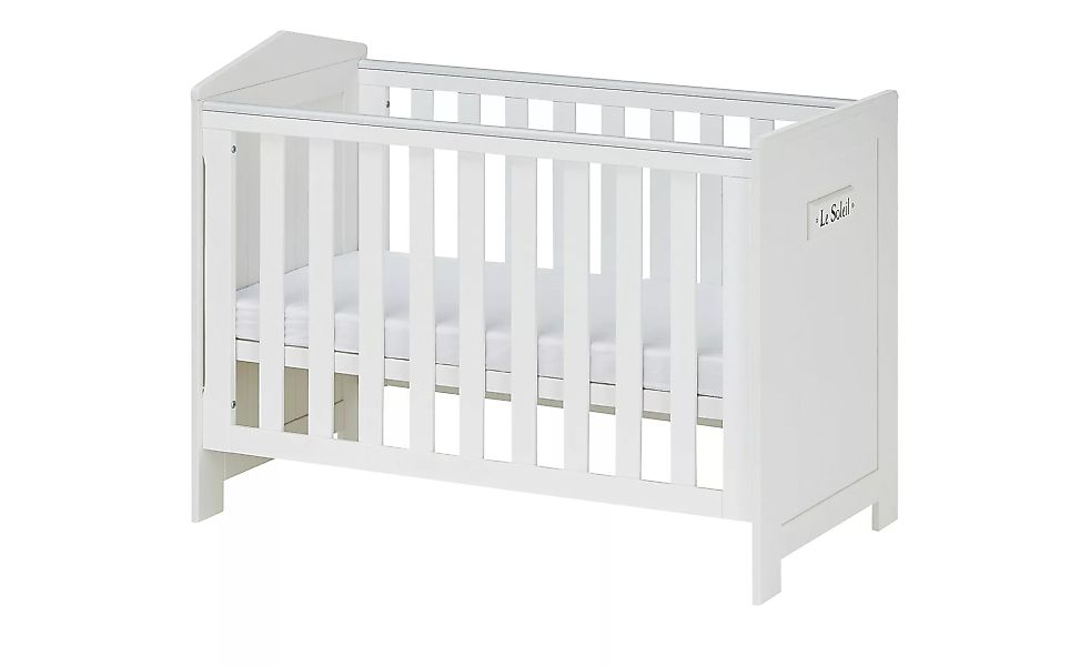Babybett - weiß - 68 cm - 95 cm - Baby > Babymöbel > Babybetten - Möbel Kra günstig online kaufen