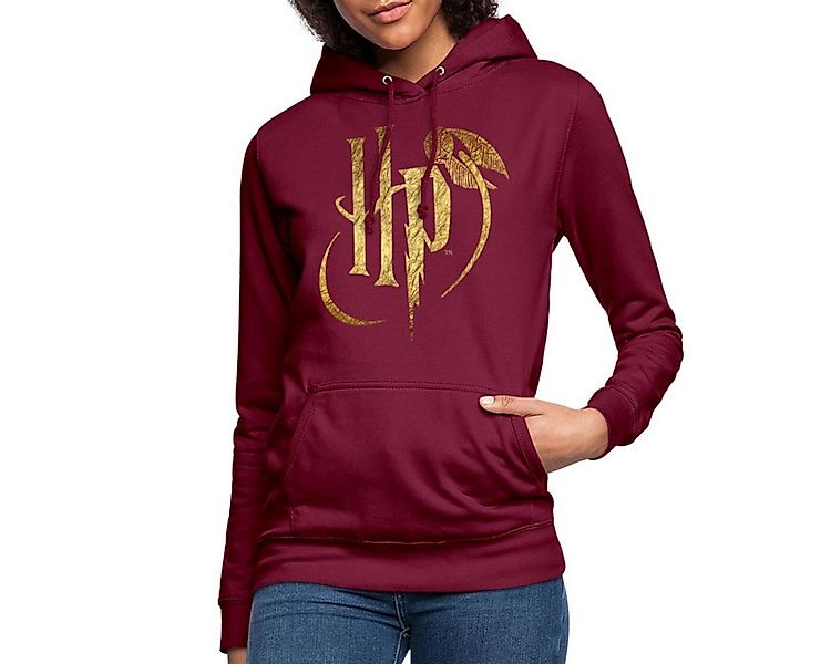 Spreadshirt Hoodie Harry Potter HP Logo Damen Hoodie (1-tlg) günstig online kaufen