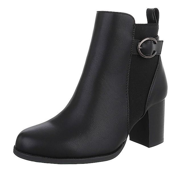 Ital-Design Elegante Stiefel mit Blockabsatz für Alltag und Freizeit Chelse günstig online kaufen