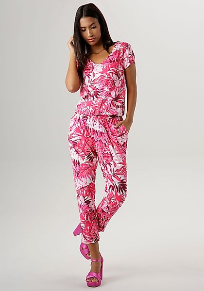 Aniston SELECTED Jumpsuit mit Gummibund auf günstig online kaufen