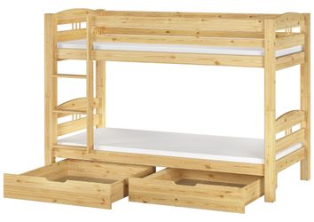 ERST-HOLZ Etagenbett Kinderetagenbett 90 x 200 günstig online kaufen