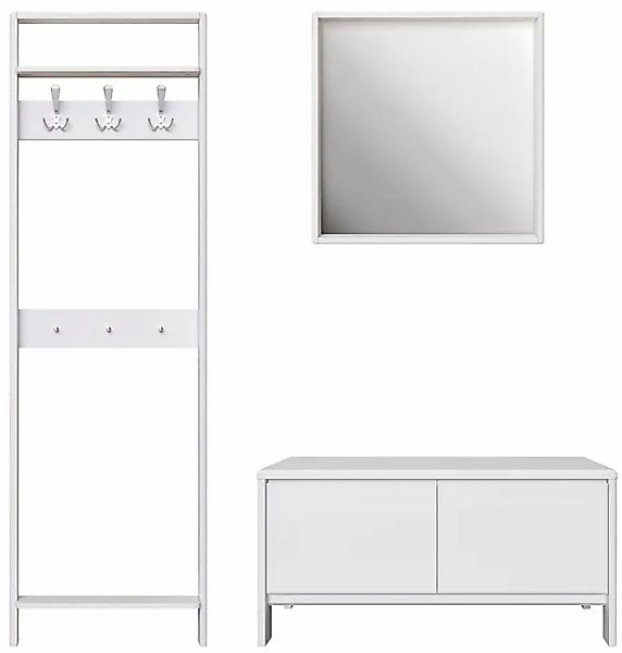 Home affaire Garderoben-Set "Luven" Set, 3 Stk. tlg. günstig online kaufen