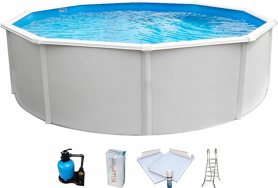 KWAD Rundpool ""Supreme" all in Premium Folie" ØxH: 460x132cm, inkl. Bodeni günstig online kaufen
