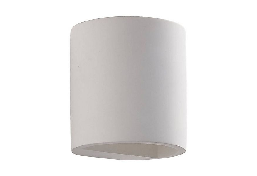 Lindby Wandleuchte Krista, Gips Weiß IP20, 1 x 5 W LED günstig online kaufen