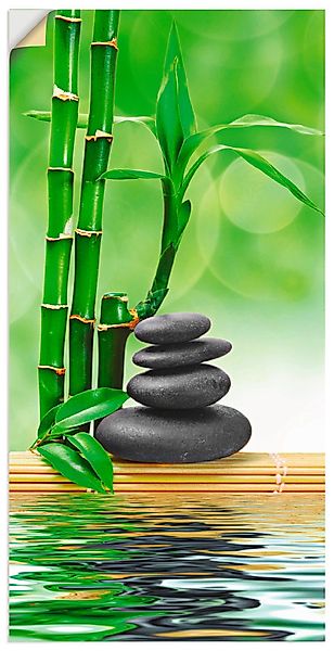 Artland Wandbild Spa Konzept Zen Basaltsteine, günstig online kaufen