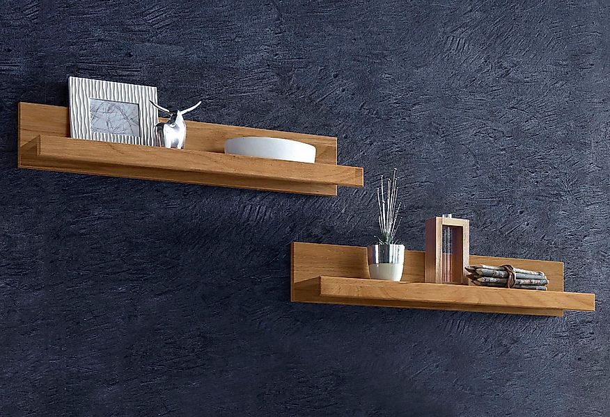 Home affaire Wandregal »Logo,teilmassiv, Breite: je 90 cm«, (Set, 2 St.), A günstig online kaufen