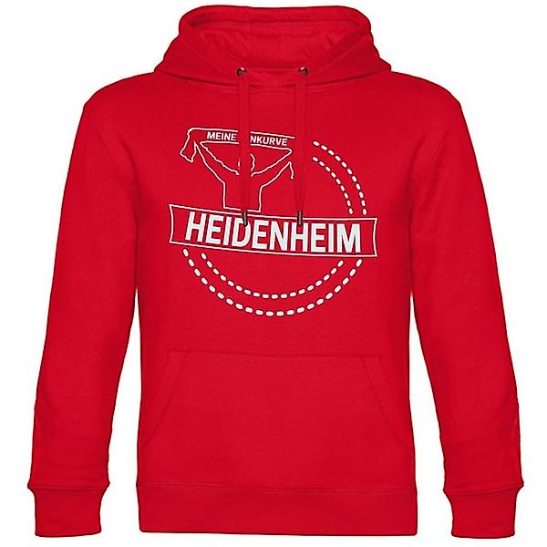 multifanshop Kapuzensweatshirt Heidenheim - Meine Fankurve - Hoodie günstig online kaufen