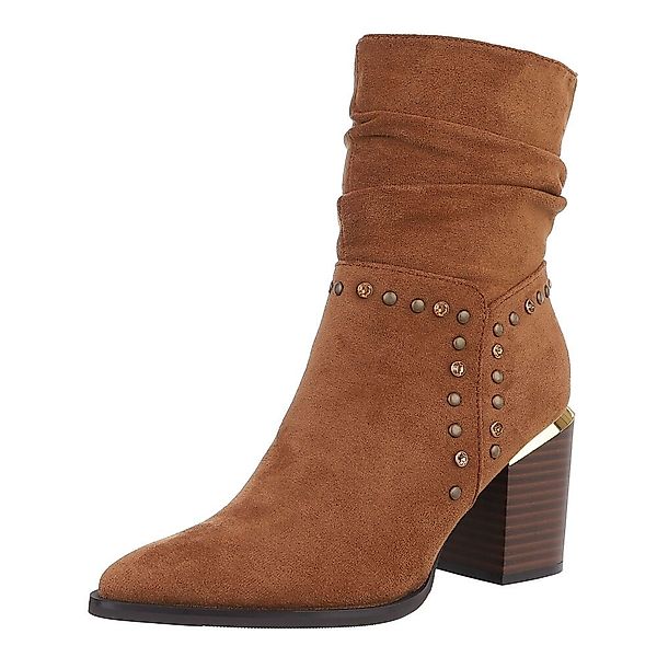 Ital-Design Damen Elegant High-Heel-Stiefelette (88577523) Blockabsatz günstig online kaufen