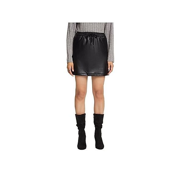 edc by Esprit Jerseyrock Lederimitatrock ’für Damen in unifarben’ (1-tlg) günstig online kaufen