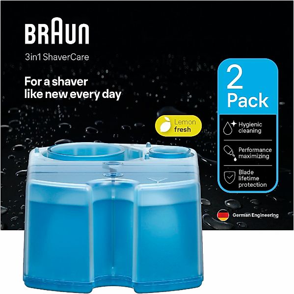 Braun Elektrorasierer Reinigungslösung hygienische Reinigung günstig online kaufen