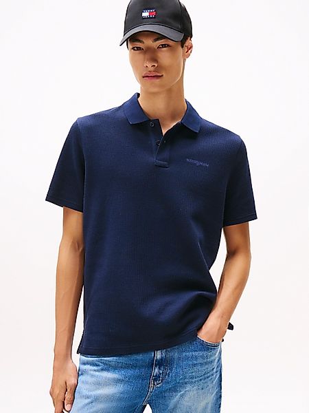 Tommy Jeans Poloshirt "TJM WAFFLE SCRIPT" regular fit, mit Struktur, Polokr günstig online kaufen