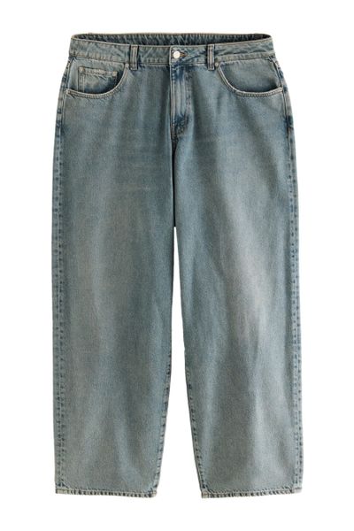 Next Weite Jeans Lockere, weite Sanduhr-Jeans günstig online kaufen