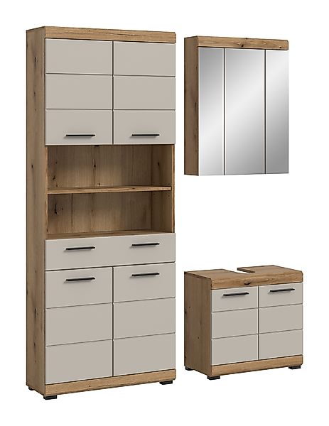 furnling Badmöbel-Set Scott, (3-St., aus Hängeschrank, günstig online kaufen