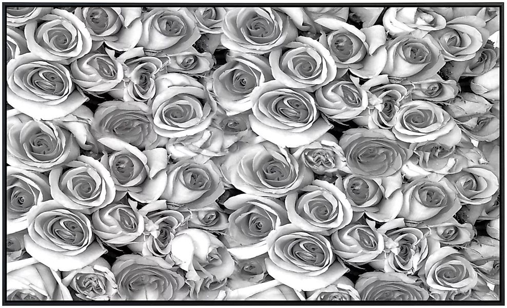 Papermoon Infrarotheizung »graue Rosen«, sehr angenehme Strahlungswärme günstig online kaufen