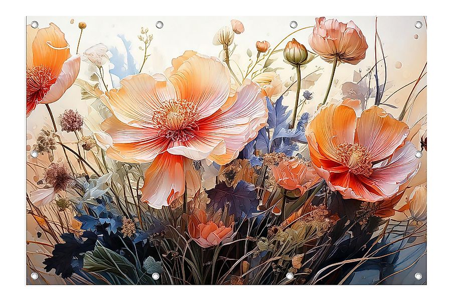 artissimo Poster Garten-Poster XXL 120x80cm Gartendeko günstig online kaufen