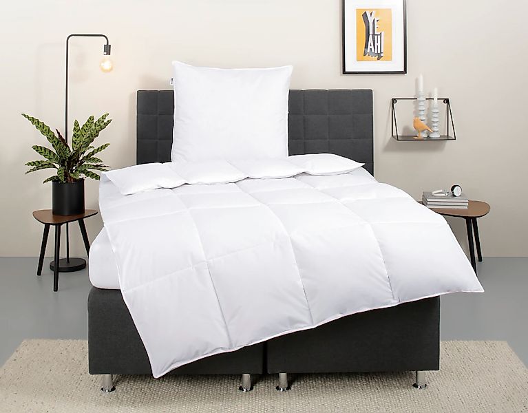 OTTO home Daunenbettdecke + Kopfkissen "Cyra Set, Bettdecke 135x200 & 155x2 günstig online kaufen