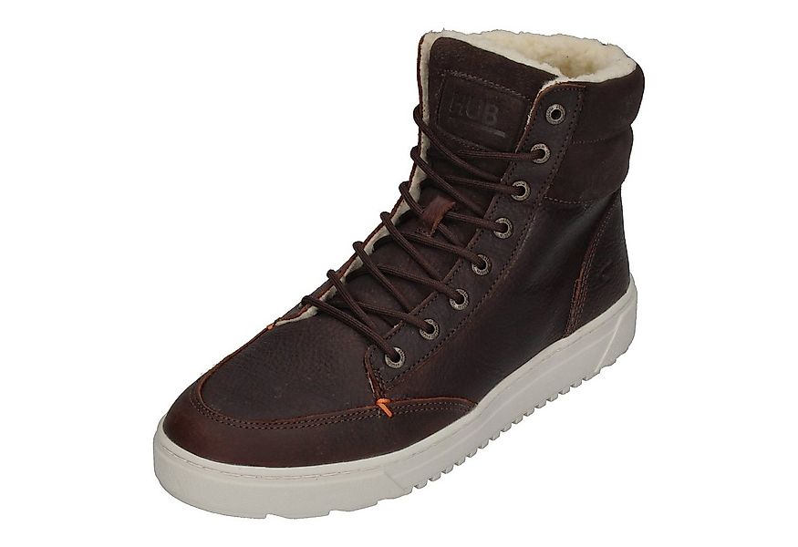 HUB Dublin 2.0 L30 Sneaker Dark Brown Off White günstig online kaufen