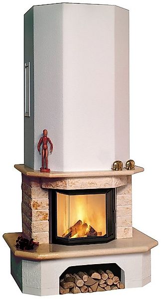 HARK Kaminbausätze »Aspen echter Mamor classico-beige«, 8 kW, Zeitbrand, Au günstig online kaufen