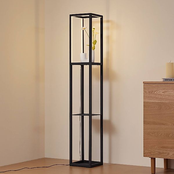 Lindby LED-Stehleuchte Birta, stehend, Regal, Höhe 155 cm günstig online kaufen