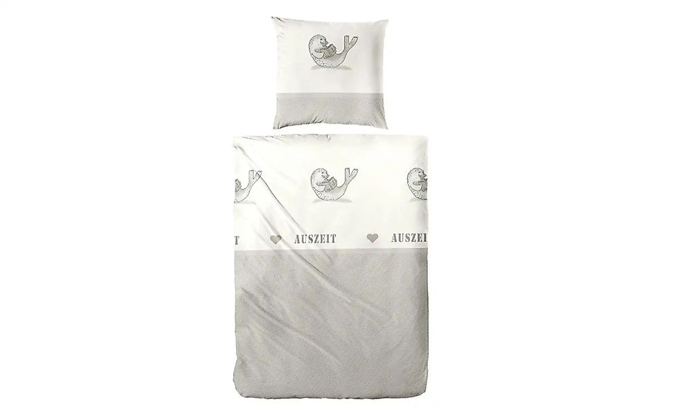 Primera Bettwäsche "Renforce-Bettwäsche Auszeit" 2 Stk. tlg. mit relaxender günstig online kaufen