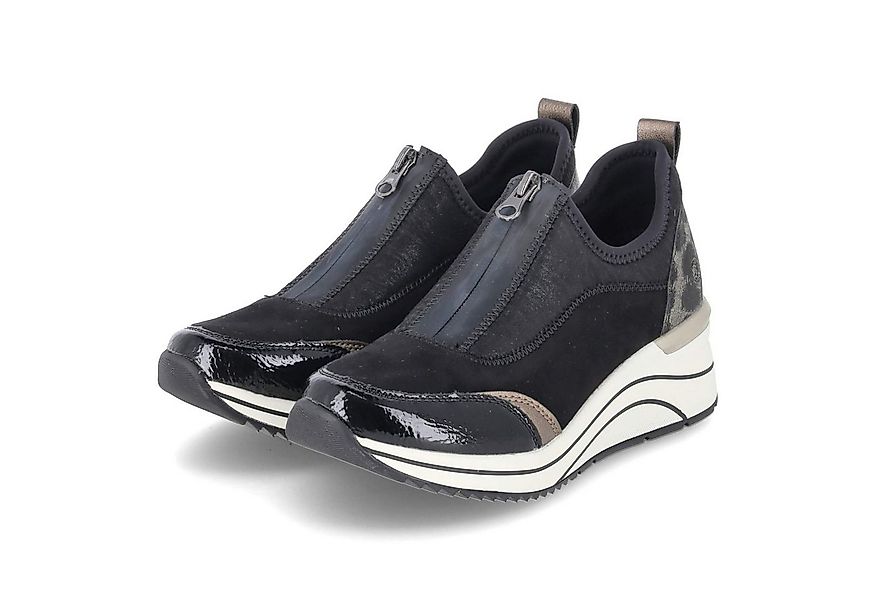 Remonte Remonte D0T08-02 Damen Textil & Synthetik schwarz Slipper günstig online kaufen