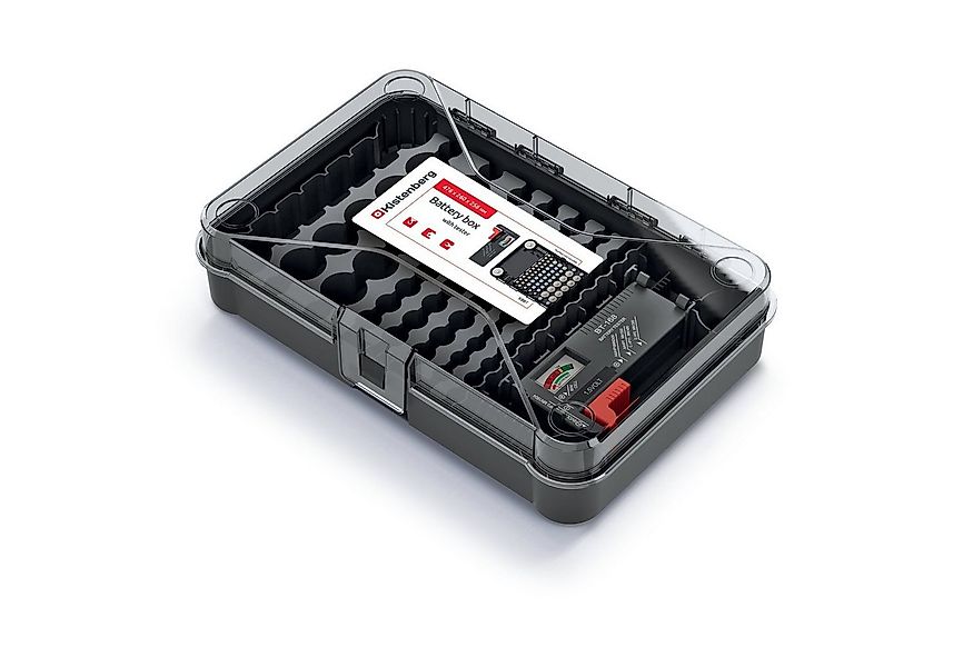 Kistenberg Aufbewahrungsbox KBBT, Batterie-Organizer mit Batterietester Bat günstig online kaufen
