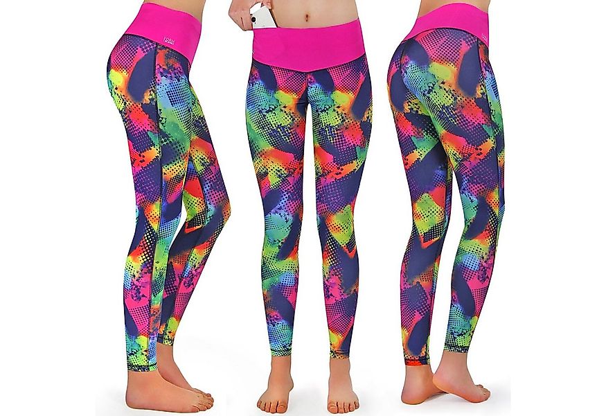 Formbelt Highwaist Leggings Laufhose Damen lang mit Handytasche Hohem Bund günstig online kaufen