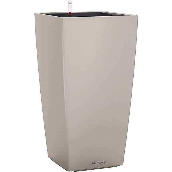 Lechuza Pflanzgefäß Cubico Color 30 cm x 30 cm x 56 cm Sandbraun günstig online kaufen